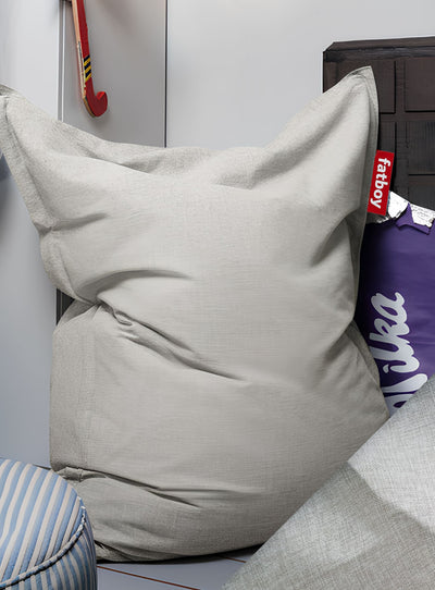 Fatboy Original Olefin is a durable, water-repellent bean bag with UV protection, perfect for relaxing indoors or outdoors in any setting.