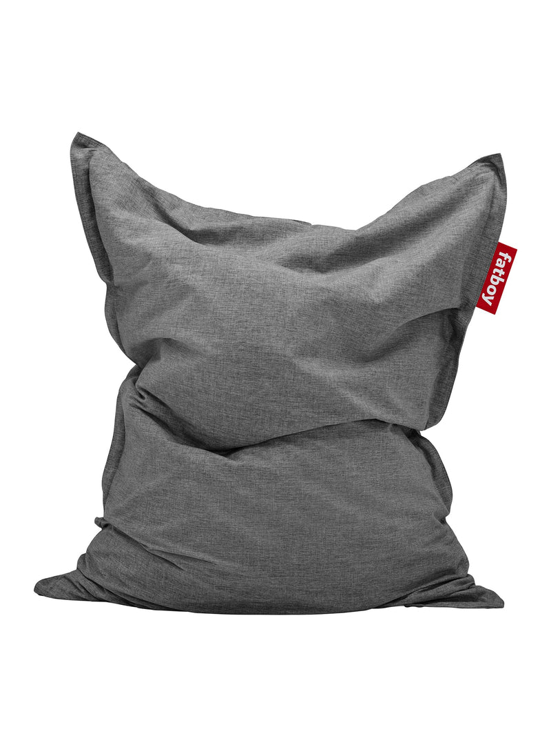 Fatboy Original Olefin in rock grey color, UV-resistant and water-repellent bean bag chair, perfect for relaxing in Canadian indoor and outdoor spaces.