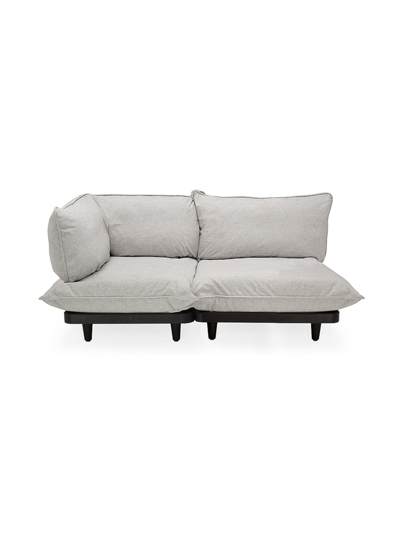 Fatboy Paletti 2-seater outdoor sofa in mist color, modular UV-resistant and water-repellent sofa set, perfect for Canadian patios and gardens.