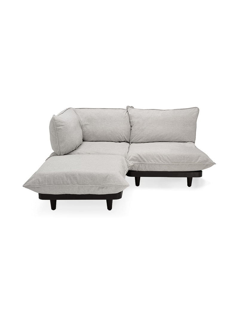 Fatboy Paletti Sectional 3-seater outdoor sofa in mist color, modular UV-resistant and water-repellent, perfect for Canadian patios and gardens.