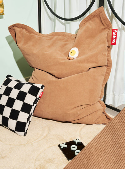 The Fatboy Slim Recycled Cord bean bag combines sustainable design with modern style, crafted from 100% recycled materials to bring exceptional comfort to homes across Canada.