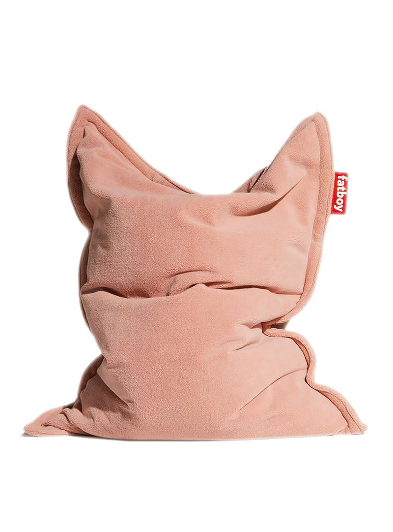 Fatboy Slim Teddy bean bag in cheeky pink color, a cozy and soft bean bag chair perfect for Canadian homes, combining comfort and style. Ideal for lounging.