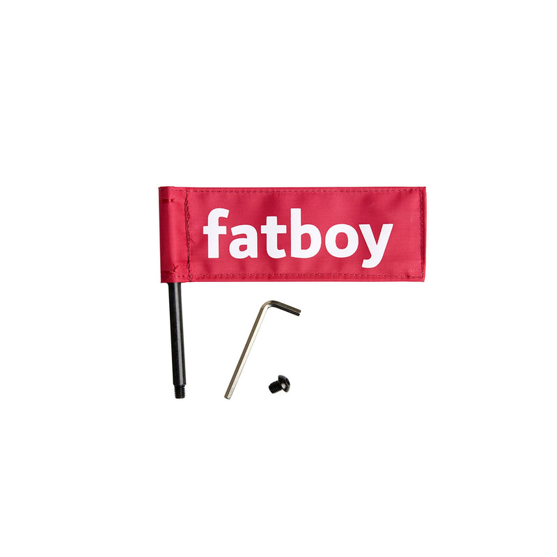 Red flag for the umbrellas by Fatboy.